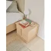 Bedside table with 2 drawers OMM