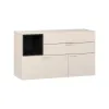 Low chest of drawers with sand beige handle 4YOU FRESH