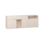 Wide chest of drawers with sand beige handle 4YOU FRESH