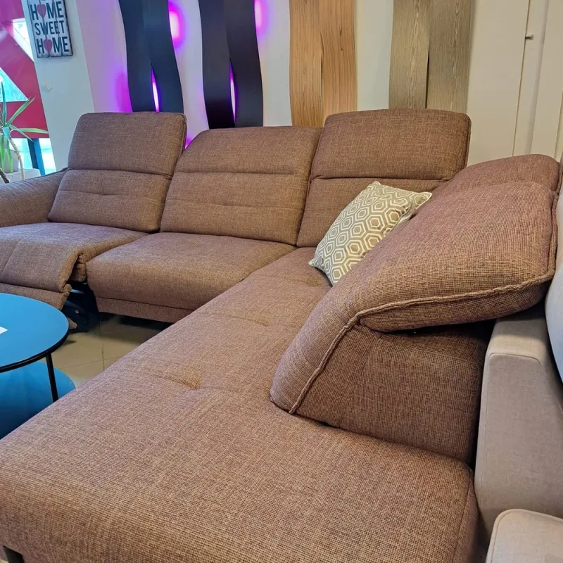 Corner sofa with reclainer Galaxy