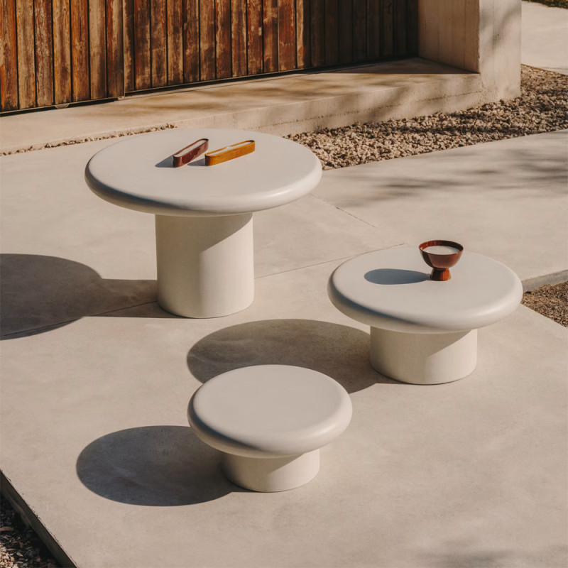 Round coffee table 80 cm Garbet