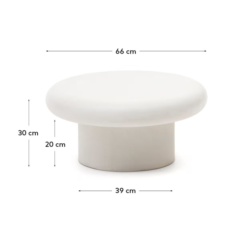 Round coffee table 80 cm Garbet