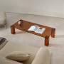 Klaasist kohvilaud 140 x 60 cm Adularia