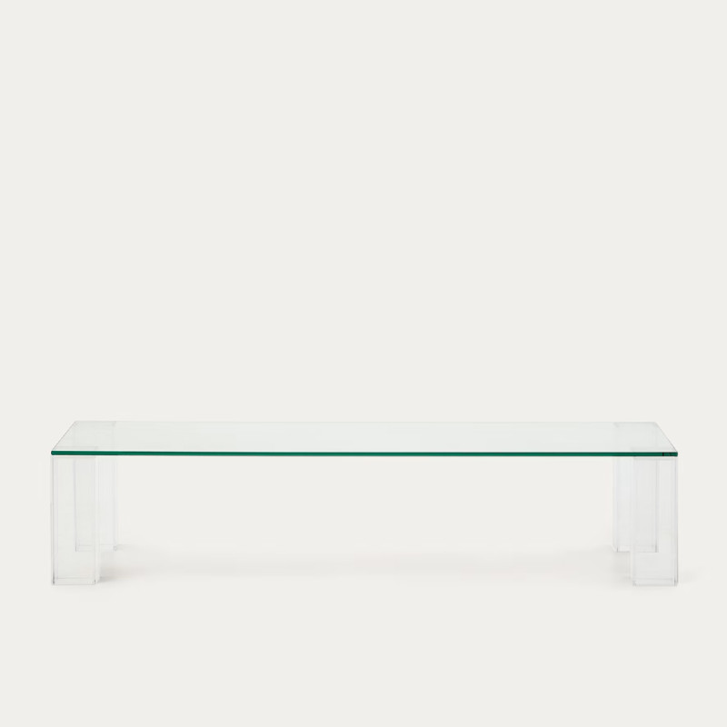 Klaasist kohvilaud 140 x 60 cm Adularia