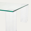 Klaasist kohvilaud 140 x 60 cm Adularia