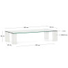 Klaasist kohvilaud 140 x 60 cm Adularia