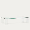 Klaasist kohvilaud 140 x 60 cm Adularia