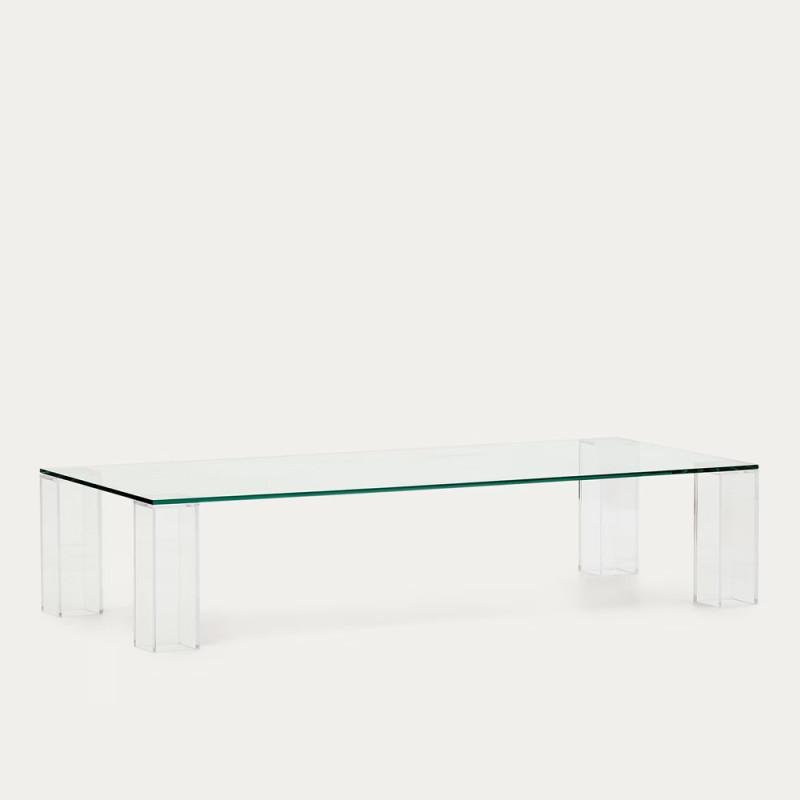 Klaasist kohvilaud 140 x 60 cm Adularia