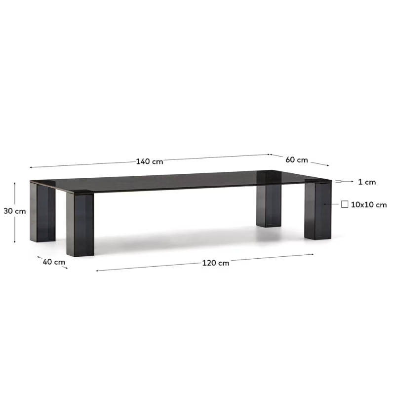 Jalgadel diivanilaud 140 x 60 cm Adularia