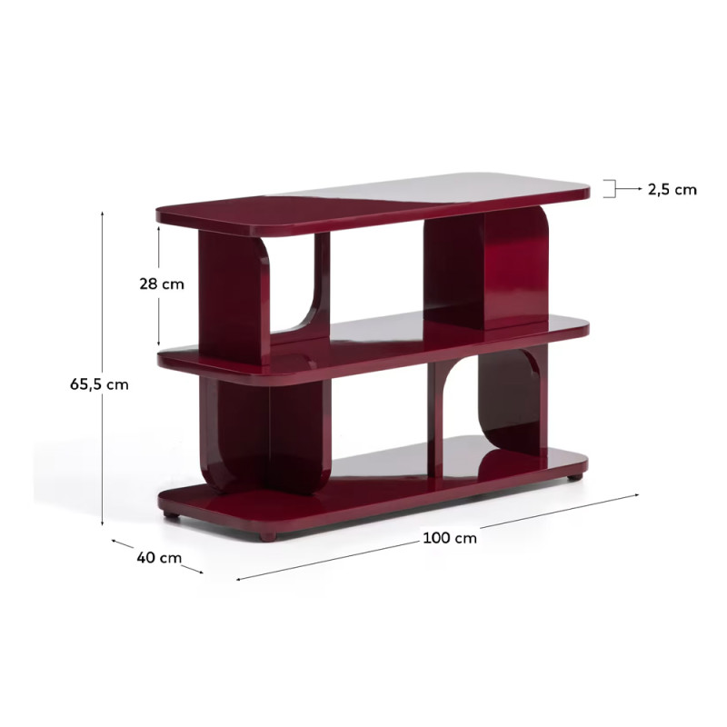 Põrandariiul 100 x 65 cm valmistatud MDF-ist Aduma