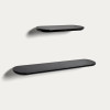 Seinariiulite komplekt 35 cm / 55 cm valmistatud MDF-ist Arely