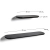 Seinariiulite komplekt 35 cm / 55 cm valmistatud MDF-ist Arely