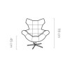 Armchair SENSI SWIVEL