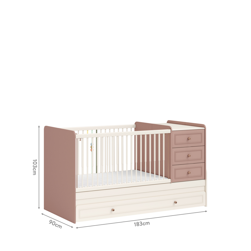Beebivoodi pikendatav Baby Elegance