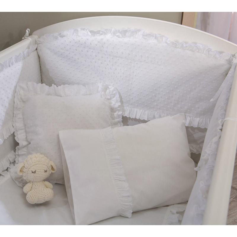 Beebivoodi kiikuv Baby Cotton valge