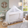 Кроватка детская качалка Baby Cotton белый