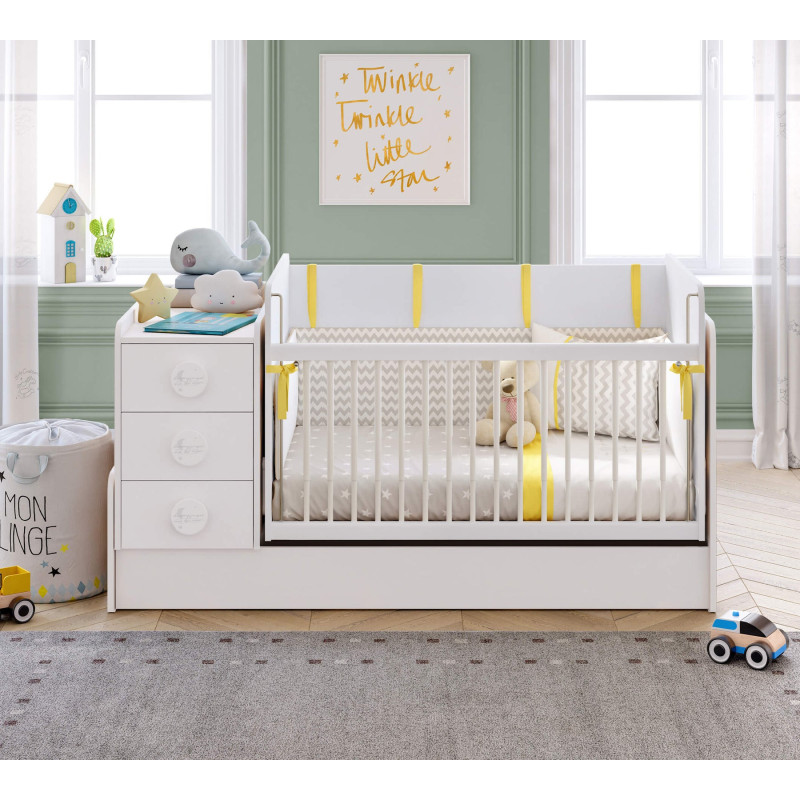 Beebivoodi kiikuv pikendatav Baby Cotton