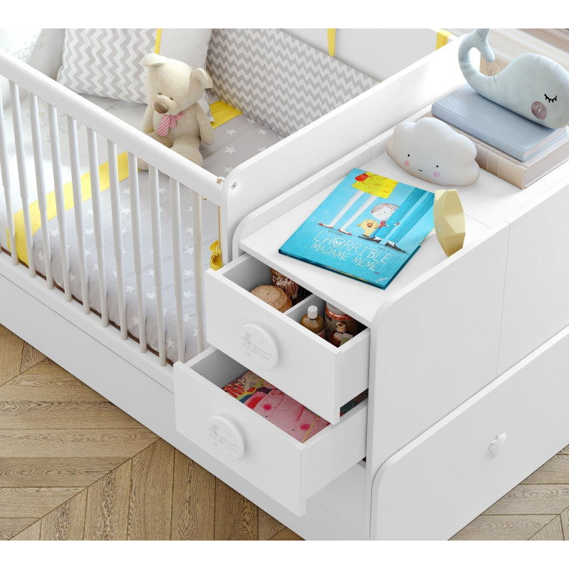 Beebivoodi kiikuv pikendatav Baby Cotton