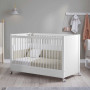 Beebivoodi ratastega Baby Cotton valge