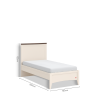 Bed Flat Lapel 100x200