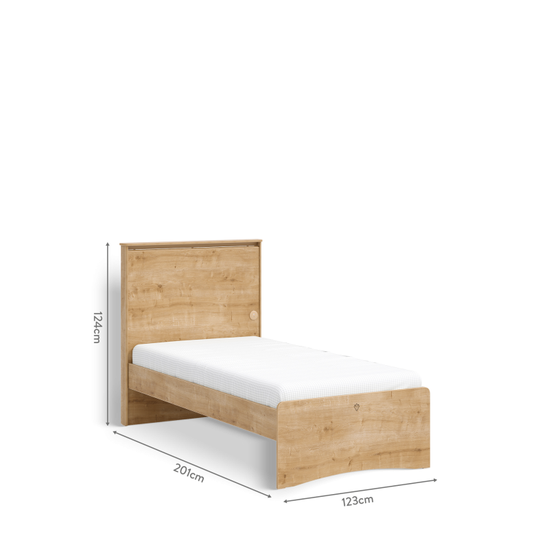 Bed Flat Mocha 120x200