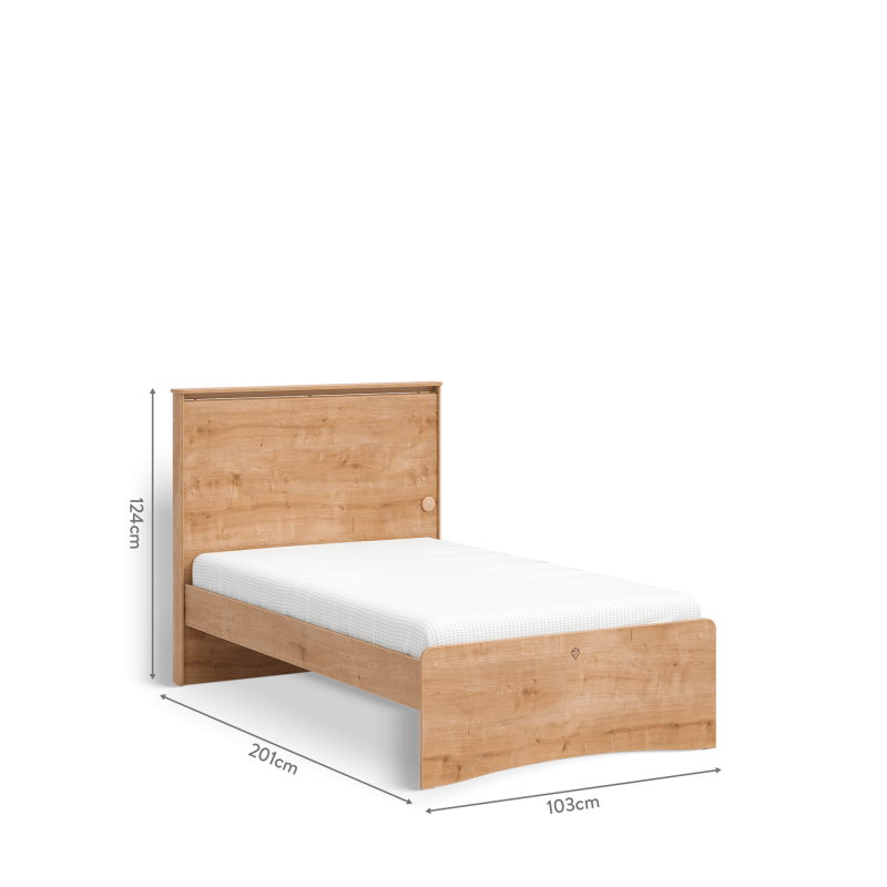 Bed Flat Mocha 120x200
