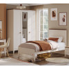 Bed with base Flat Lapel 120x200