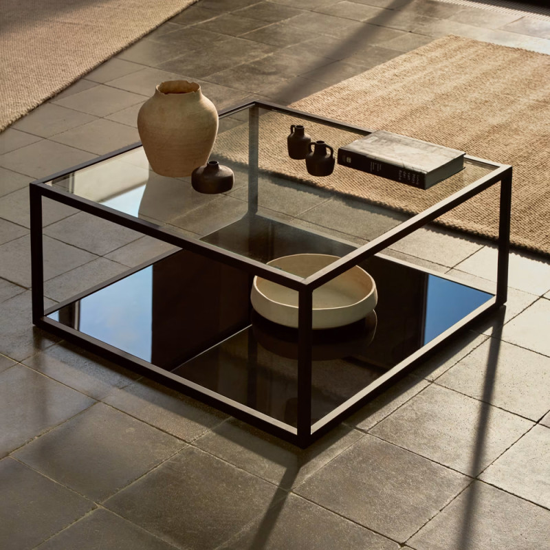 Square coffee table 80 x 80 cm Blackhill