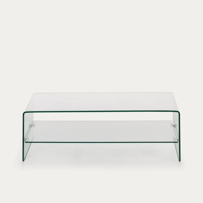 Klaasist kohvilaud 110 x 55 cm Burano
