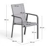 Outdoor stackable chair Canea