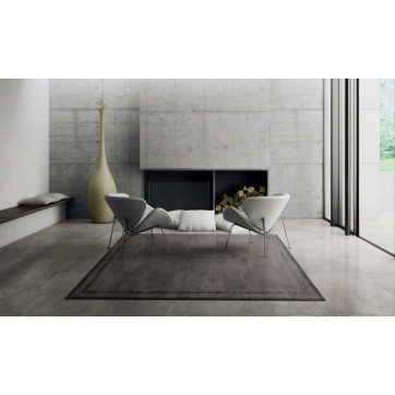 Carpet FRAME Steel Grey 200x300