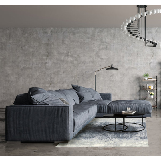 Carpet ILLUSION Blue Gray 200x300