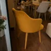 Lovia tool velvet kollane