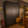 3-Door Wardrobe Creative 3D VOX Black/Yellow