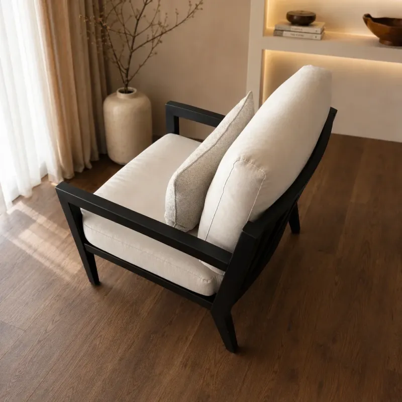 Karetta 1 Armchair Rama/PO/PS Black
