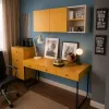 Creative Horizontal Storage Unit White/Saffron