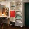 Bookcase wide Concept by VOX II white/graphite