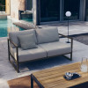 Two-seater outdoor sofa Comova with pillows