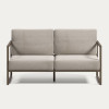 Two-seater outdoor sofa Comova with pillows