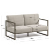 Two-seater garden sofa Comova
