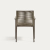Outdoor stackable chair Culip with backrest