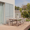 Outdoor stackable chair Culip with backrest