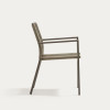 Outdoor stackable chair Culip with backrest