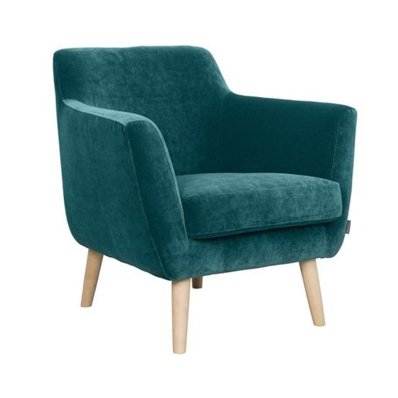 Tugitool retro stiilis Dagmar puidust jalgadel