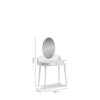 Dressing table valge