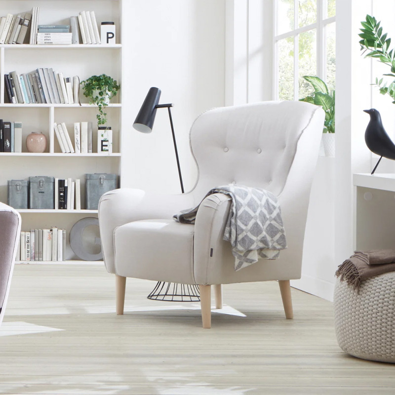 Tugitool kõrge kumera seljaga Ellen retro stiilis