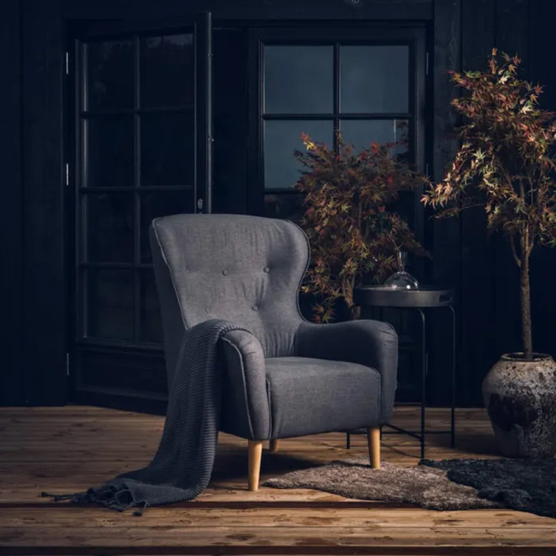 Tugitool kõrge kumera seljaga Ellen retro stiilis