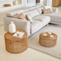 Set of 2 coffee tables 66 cm and 55 cm Elmima
