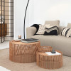 Set of 2 coffee tables 66 cm and 55 cm Elmima