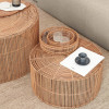 Set of 2 coffee tables 66 cm and 55 cm Elmima